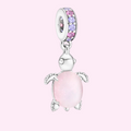 Charm Tortuga de Mar Rosa