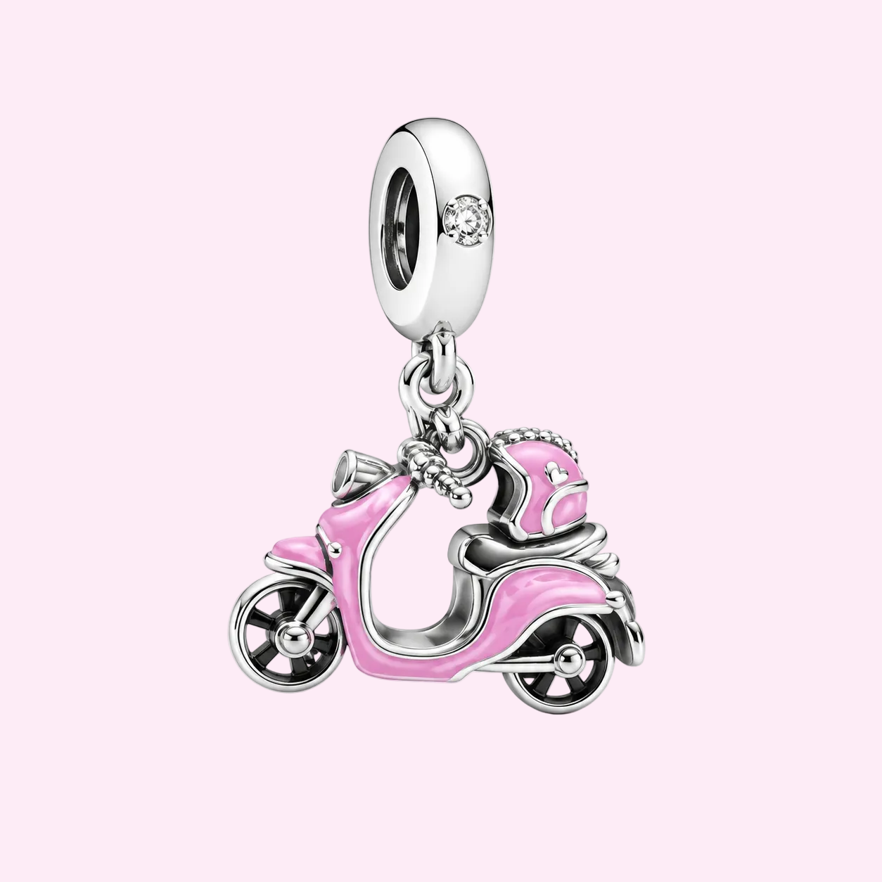 Charm Moto Rosa