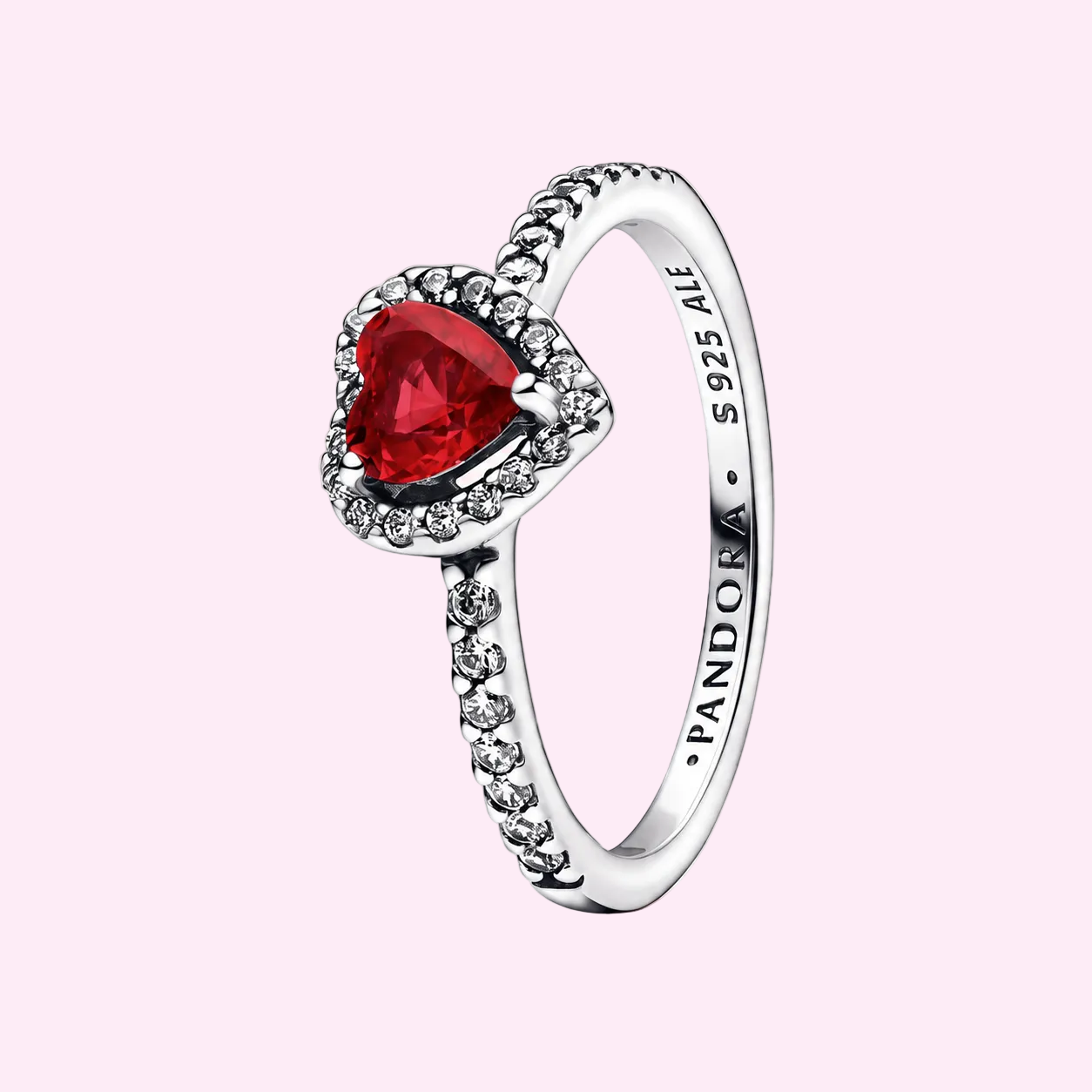 Anillo Corazón Rojo