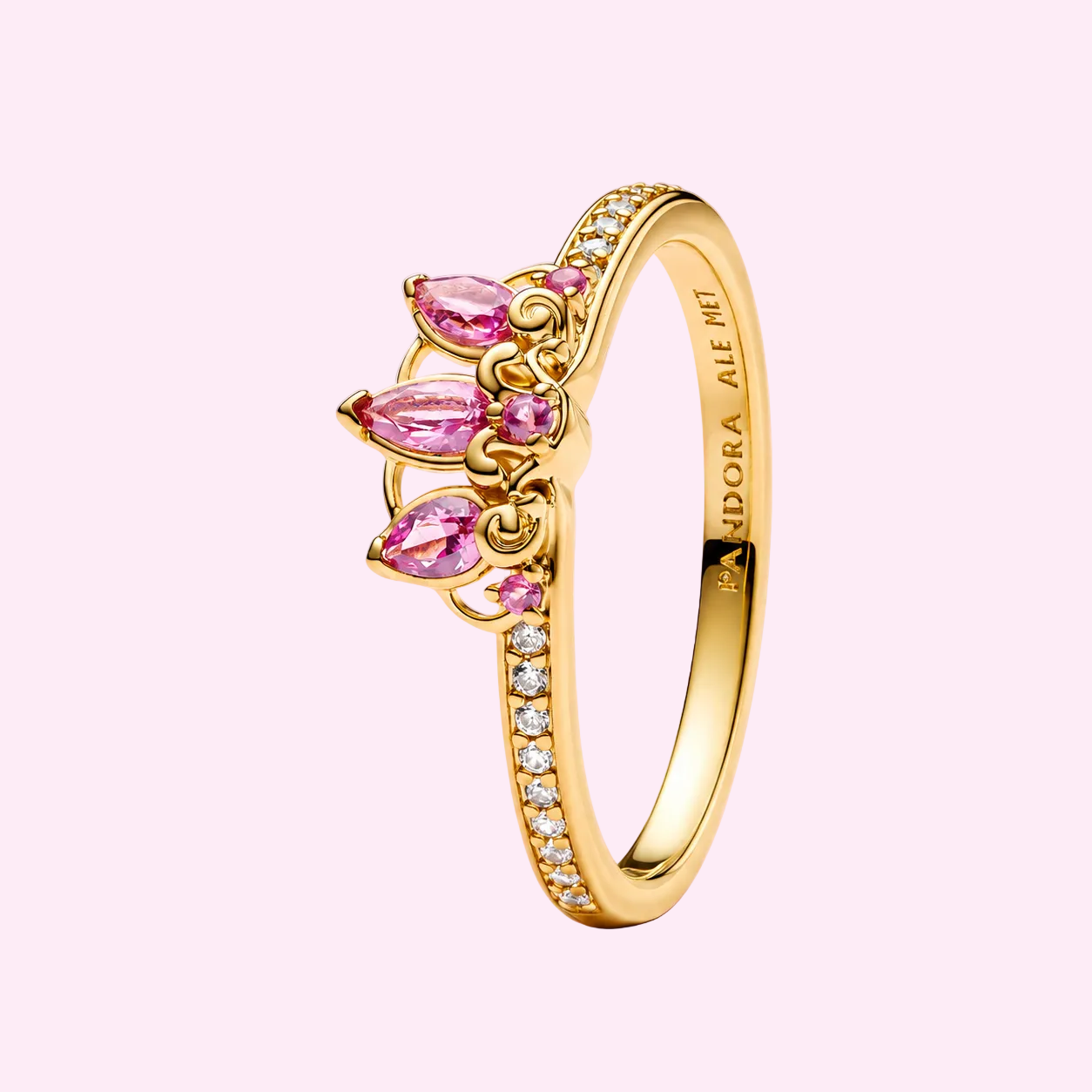 Anillo Tiara Princesa Rapunzel