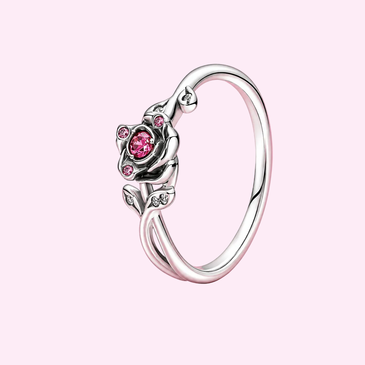 Anillo Rosa de La Bella y la Bestia