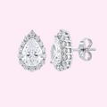 Aretes Gota Circonia
