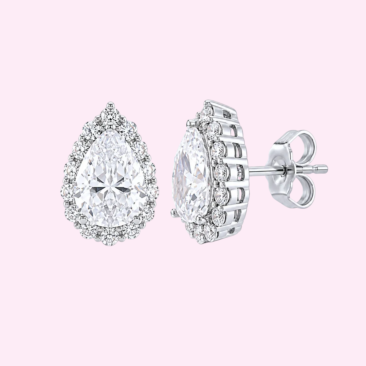 Aretes Gota Circonia