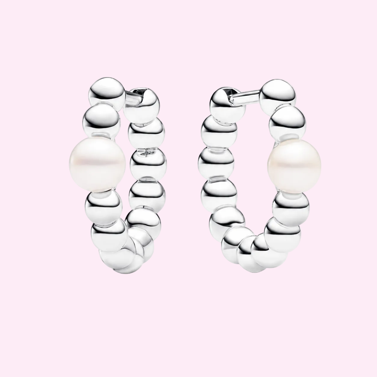 Aretes de Aro con Perlas