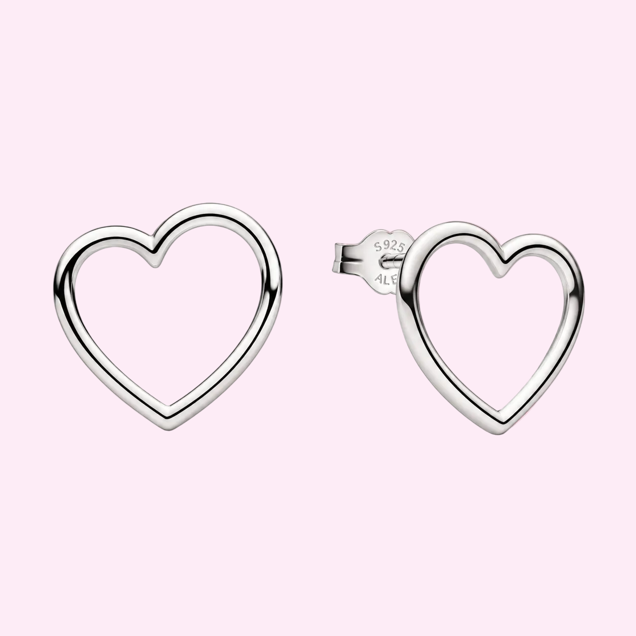 Aretes Corazón Asimétrico